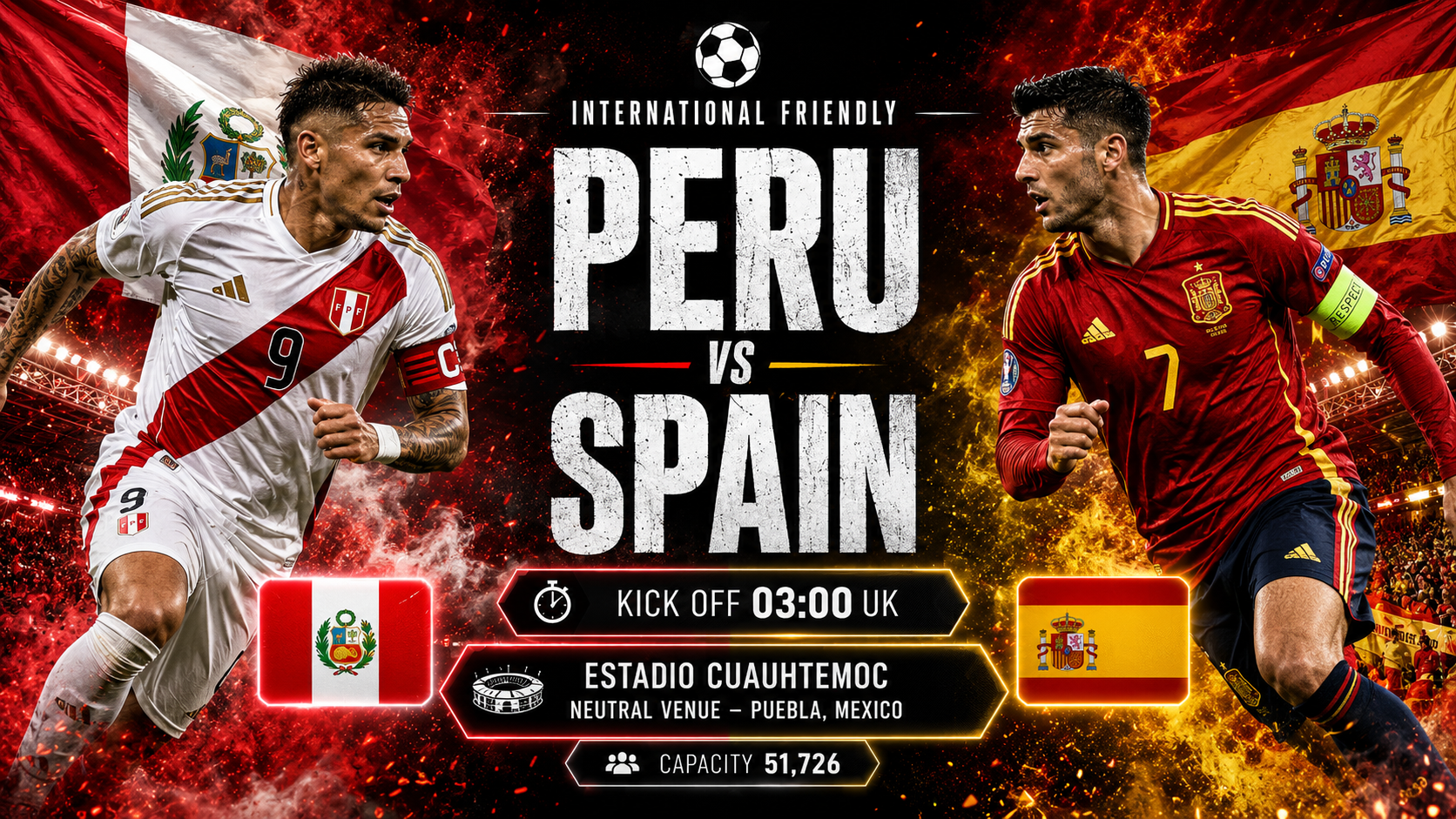 Peru - Spanje : Synergietest en vormslijping in Mexicaans decor